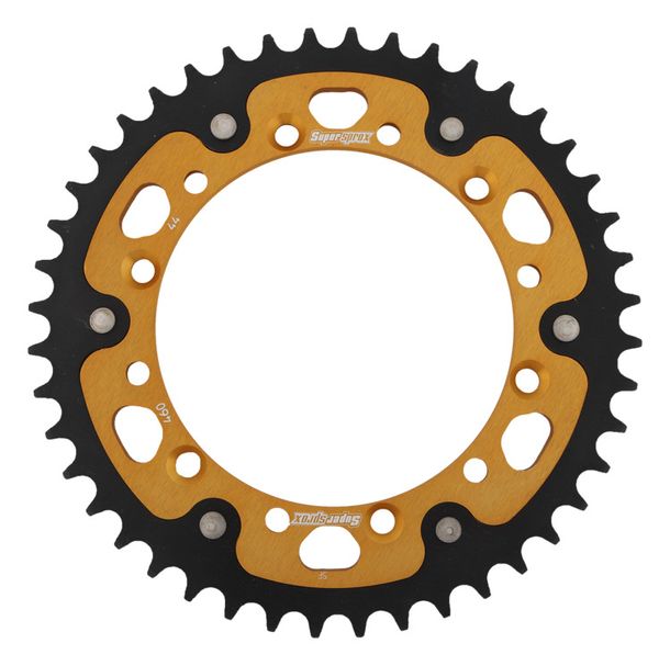 Supersprox Stealth 520 LK 150.0mm Ø 134mm 44T 6-hole aluminium/steel gold sprocket
