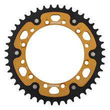 Kettenrad Supersprox Stealth 520 LK 150,0mm Ø 134mm 44Z 6-Loch Aluminium / Stahl gold