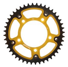 Supersprox Stealth 520 LK 124.0mm Ø 100mm 44T 5-hole aluminium/steel gold sprocket