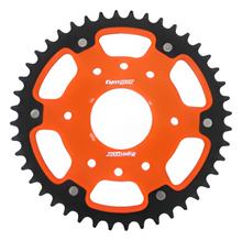 Supersprox Stealth 520 LK 110.0mm Ø 63mm 44T 8-hole aluminium/steel sprocket orange
