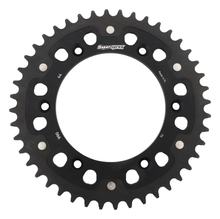 Supersprox Stealth 520 LK 150.0mm Ø 125mm 44T 6-hole aluminium/steel black sprocket