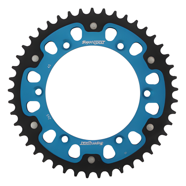 Kettenrad Supersprox Stealth 520 LK 150,0mm Ø 130mm 45Z 6-Loch Aluminium / Stahl blau