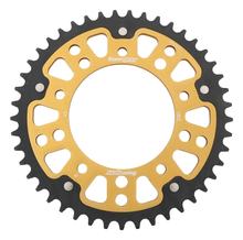 Ozubené kolo řetězu Supersprox Stealth 520 rozteč 138,0mm průměr 112mm 45 zubů 5 děr hliník / ocel zlatá