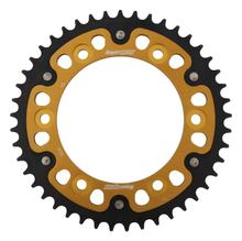 Rozetka Supersprox Stealth 520 s roztečí 160,0mm, průměr 134mm, 45 zubů, 6 děr, hliník / ocel, zlatá