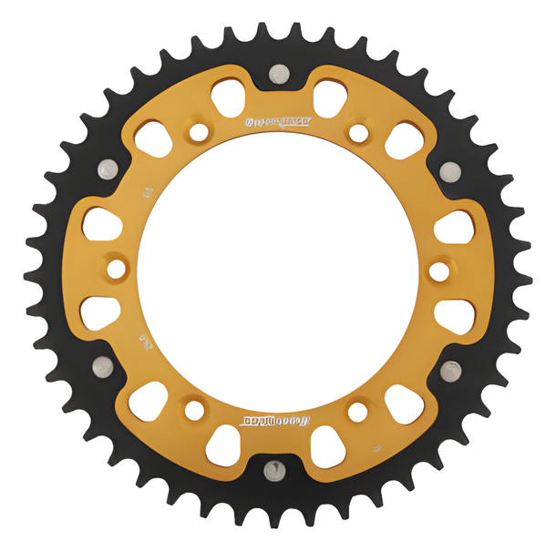Supersprox Stealth 520 LK 150.0mm Ø 130mm 45Z 6-hole aluminium/steel gold sprocket