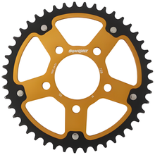 Kettenrad Supersprox Stealth 520 LK 100,0mm Ø 70mm 45Z 5-Loch Aluminium / Stahl gold
