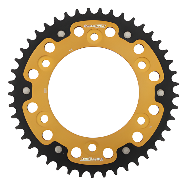 Kettenrad Supersprox Stealth 520 LK 153,0mm Ø 125mm 45Z 6-Loch Aluminium / Stahl gold