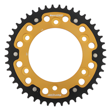 Supersprox Stealth 520 LK 153.0 mm chain wheel diameter 125 mm 45Z 6-hole aluminium/steel gold