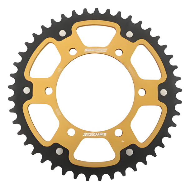 Supersprox Stealth 520 LK 125,0 mm diamètre 106 mm 45Z 6 trous aluminium/acier doré