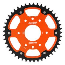 Pastorek řetězový Supersprox Stealth 520 rozteč 110,0mm průměr 63mm 45 zubů 8 děr hliník / ocel oranžová