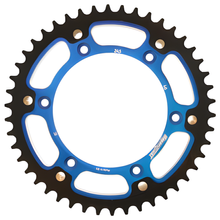 Piñón azul de aluminio/acero Supersprox Stealth 520 LK 150,0 mm Ø 130 mm 46Z