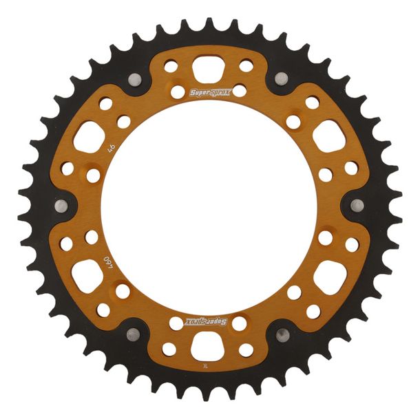 Supersprox Stealth 520 LK 150,0 mm diametro 134 mm 46Z 6 fori in alluminio/acciaio dorato
