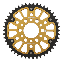 Piñón dorado Supersprox Stealth 520 LK 88,9 mm Ø 63,5 mm 46T de 6 orificios