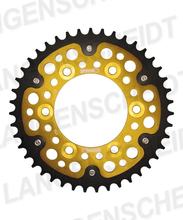 Kettingwiel Supersprox Stealth 520 LK 124,0mm Ø 100mm 46 tanden 6-gaats Aluminium / Staal goud