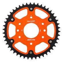 Kettingtandwiel Supersprox Stealth 520 LK 110,0mm Ø 63mm 46 tanden 8-gats Aluminium / Staal oranje