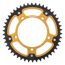 Supersprox Stealth 520 LK 140,0 mm Ø 120 mm 46T 5 fori in alluminio/acciaio rosso