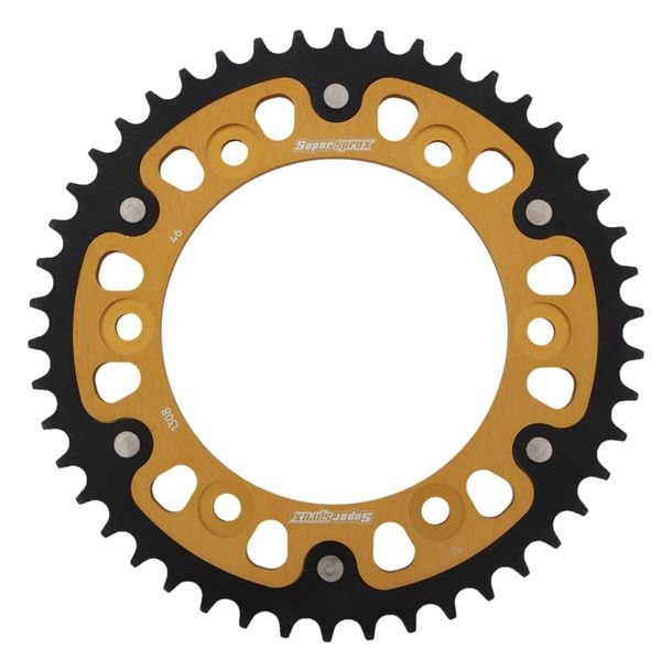 Kettenrad Supersprox Stealth 520 LK 160,0mm Ø 134mm 46Z 6-Loch Aluminium / Stahl silber