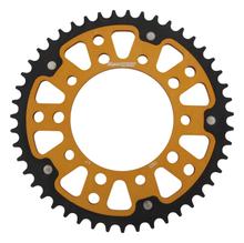 Zębatka łańcuchowa Supersprox Stealth 520 rozstaw śrub 138,0mm średnica 112mm 47 zębów 5 otworów aluminium / stal złoty