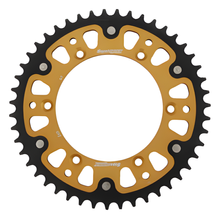 Kettenrad Supersprox Stealth 520 LK 150,0mm Ø 130mm 47Z 6-Loch Aluminium / Stahl gold