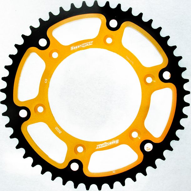 Supersprox Stealth 520 LK 152,0 mm Ø 125 mm 49Z Aluminio/acero dorado con 6 orificios