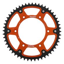 Zębatka łańcuchowa Supersprox Stealth 520 Rozstaw śrub 150,0mm Średnica 125mm 49 zębów 6 otworów Aluminium / Stal pomarańczowa