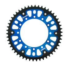 Kettingtandwiel Supersprox Stealth 520 LK 150,0mm Ø 130mm 50 tanden 6-gaats Aluminium / Staal blauw