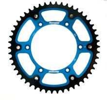 Roda Dentada Supersprox Stealth 520 PCD 150,0mm Diâmetro 130mm 50 Dentes 6 Furos Alumínio / Aço azul