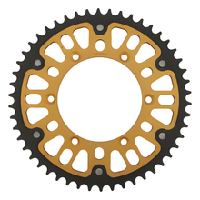 Kettenrad Supersprox Stealth 520 LK 138,0mm Ø 119mm 50Z 6-Loch Aluminium / Stahl gold