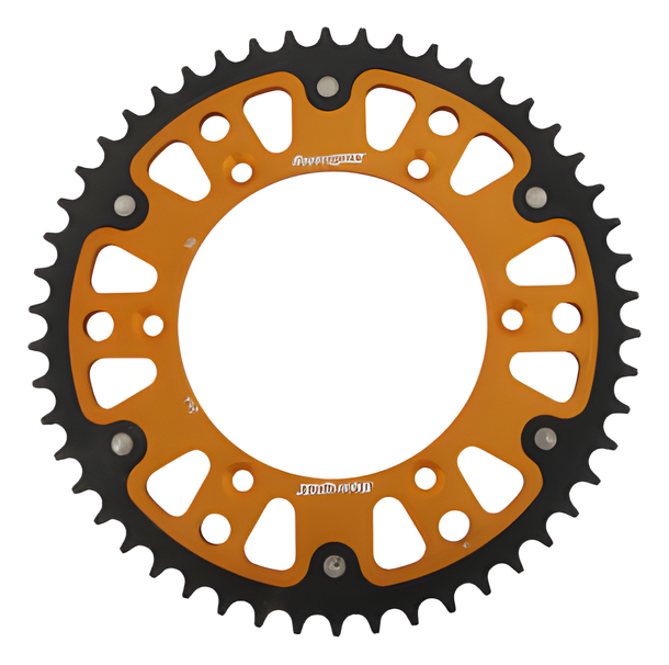Kettenrad Supersprox Stealth 520 LK 152,0mm Ø 130mm 50Z 6-Loch Aluminium / Stahl gold