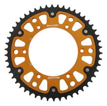 Kettenrad Supersprox Stealth 520 LK 152,0mm Ø 130mm 50Z 6-Loch Aluminium / Stahl gold