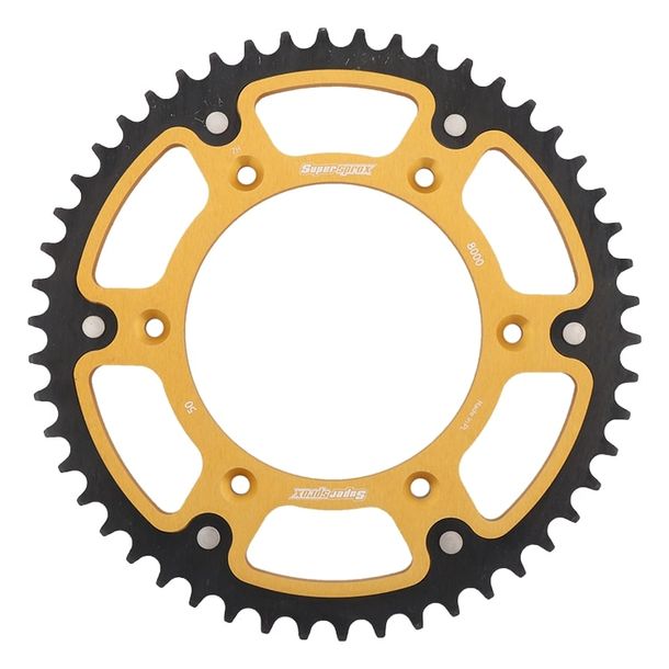 Supersprox Stealth 520 LK 152,0 mm Ø 125 mm 50Z Aluminio/acero dorado con 6 orificios