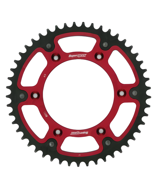 Supersprox Stealth 520 LK 152,0 mm Ø 125 mm 50Z Aluminio/acero rojo con 6 orificios