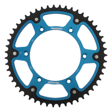 Kettenrad Supersprox Stealth 520 LK 150,0mm Ø 130mm 51Z 6-Loch Aluminium / Stahl blau