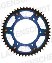 Pignon Supersprox Stealth 520 LK 150.0mm Ø 125mm 51Z 6 trous en aluminium/acier bleu