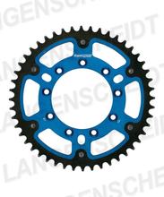 Kettenrad Supersprox Stealth 520 LK 124,0mm Ø 105mm 51Z 9-Loch Aluminium / Stahl blau