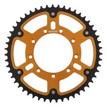 Supersprox Stealth 520 LK 124,0 mm Ø 105 mm 51Z Pignone dorato a 9 fori in alluminio/acciaio