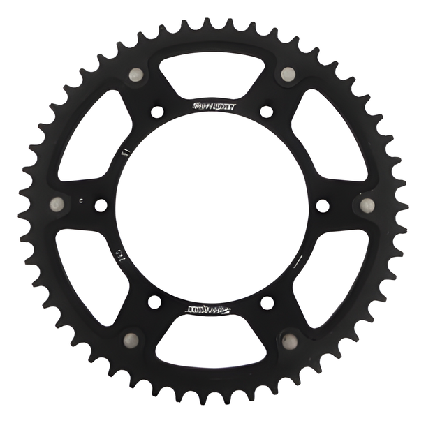 Kettenrad Supersprox Stealth 520 LK 150,0mm Ø 130mm 51Z 6-Loch Aluminium / Stahl schwarz