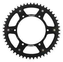 Supersprox Stealth 520 LK 150,0 mm Ø 130 mm 51Z Pignone nero in alluminio/acciaio a 6 fori