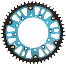 Supersprox Stealth 520 LK 150.0mm Ø 130mm 52Z 6-hole aluminium/steel blue sprocket