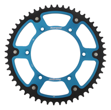 Supersprox Stealth 520 LK 150,0 mm Ø 130 mm 52Z Pignone blu a 6 fori in alluminio/acciaio