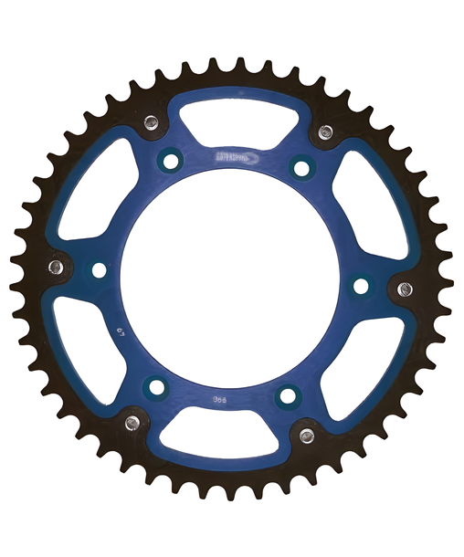 Piñón azul de aluminio/acero Supersprox Stealth 520 LK 150,0 mm Ø 125 mm 52Z