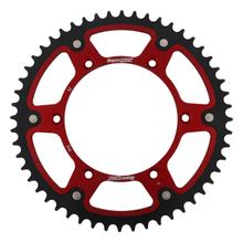Supersprox Stealth 520 LK sprocket 156.0 mm diameter 136 mm 52Z 6-hole aluminium/steel red