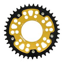 Kettenrad Supersprox Stealth 525 LK 110,0mm Ø 80mm 39Z 5-Loch Aluminium / Stahl gold