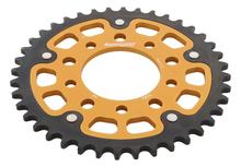 Kettenrad Supersprox Stealth 525 LK 100,0mm Ø 76mm 40Z 5-Loch Aluminium / Stahl gold