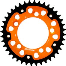 Rozetka Supersprox Stealth 525 dělená 124,0mm průměr 101mm 40 zubů 5 děr hliník / ocel oranžová