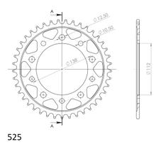 Kolečko řetězu Supersprox Stealth 525 LK 138,0mm Ø 112mm 41Z 5-děrové hliník / ocel modrá
