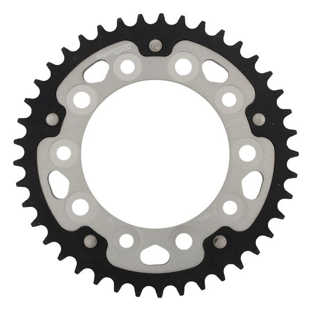 Kettenrad Supersprox Stealth 525 LK 138,0mm Ø 112mm 41Z 5-Loch Aluminium / Stahl silber