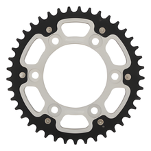 Supersprox Stealth 525 LK 124,0mm Ø 100mm 41Z Pignone a 6 fori in alluminio/acciaio argentato
