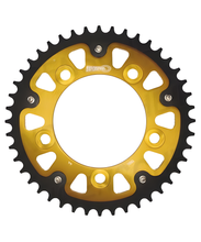 Catena Supersprox Stealth 525 LK 138,0 mm diametro 112 mm 42T 5 fori in alluminio/acciaio dorato
