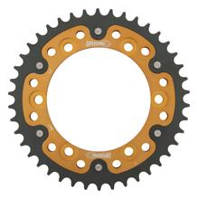 Kettenrad Supersprox Stealth 525 LK 145,0mm Ø 125mm 42Z 6-Loch Aluminium / Stahl gold
